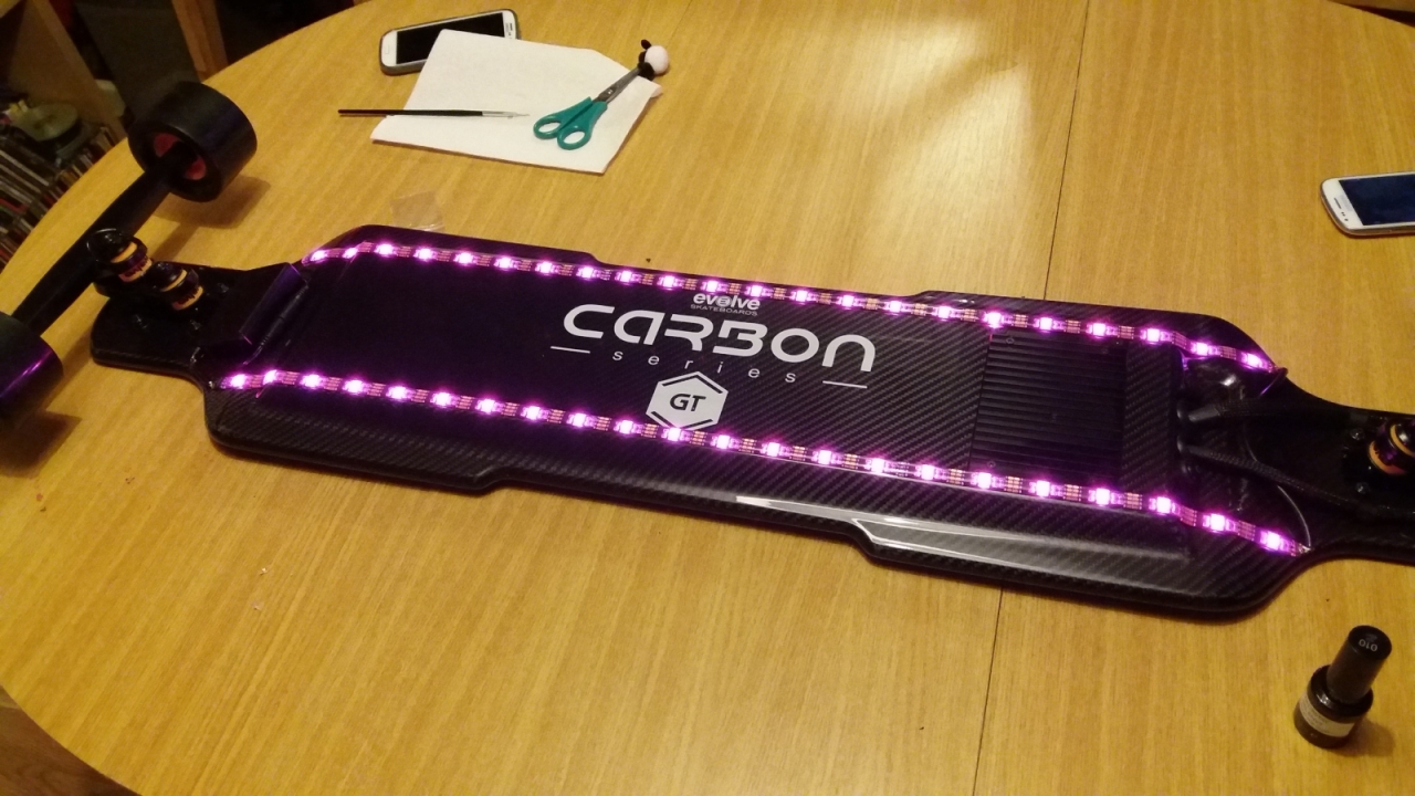 Under board lighting