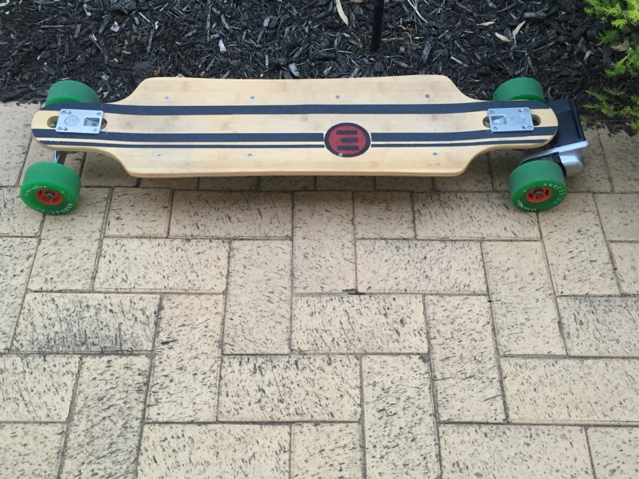 My custom G2 with abec 97mm wheels. <br />
I had to cut the belt Gard to Make the wheel fit.