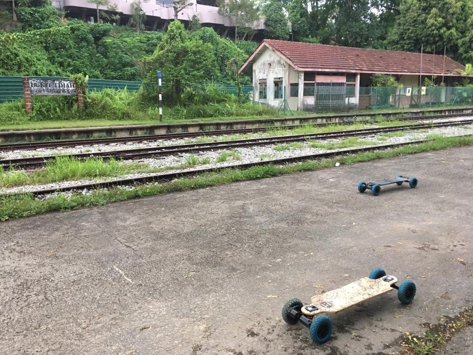 Green Corridor, old Bukit Timah Station. Carbon and Bamboo Gt's