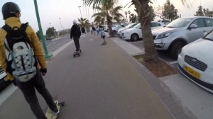 Metroboard Purim ride in tlv - Electric skateboard