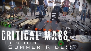 Evolve Electric Skateboards UK - Critical Mass Summer Ride!!