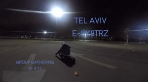 Electric skateboard - Tel Aviv Esk8rz night gathering