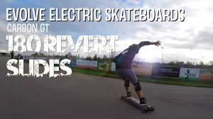 Evolve Electric Skateboards - (Carbon GT) 180 Revert Slides!
