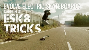 Evolve Electric Skateboards (Carbon GT) Esk8 Tricks!