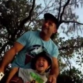 father/son electric skateboarding - evolve style
