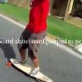 A longboard skateboard pimped to perfection!