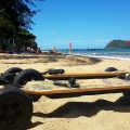 Palm Cove Chill Queensland Evolve Bamboo Electric Skateboard OSMO