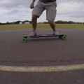 Evolve GT speed testing Abec 11 97mm, accleration, cruising and braking to a stop
